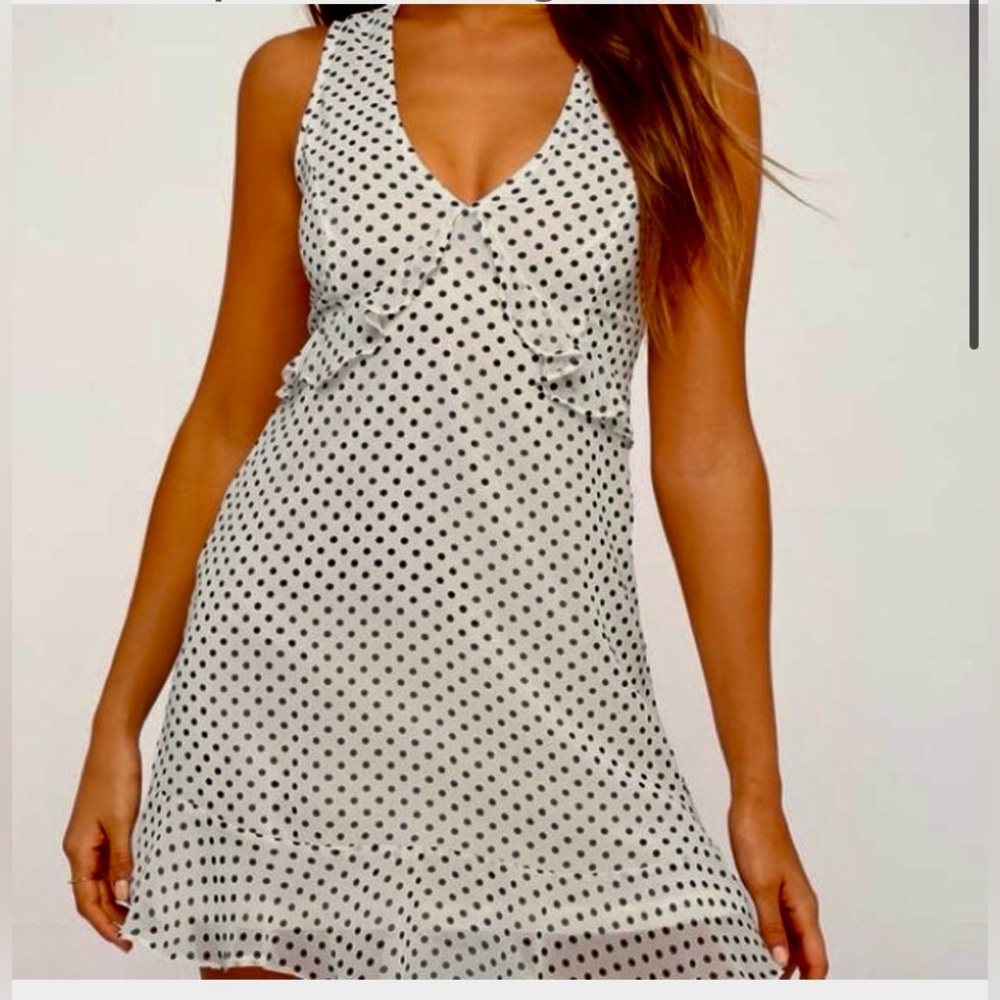 Lulus You Got It polka dot dress